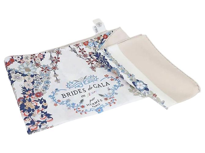 Hermès Sciarpa Bride de Gala inutilizzata Blu