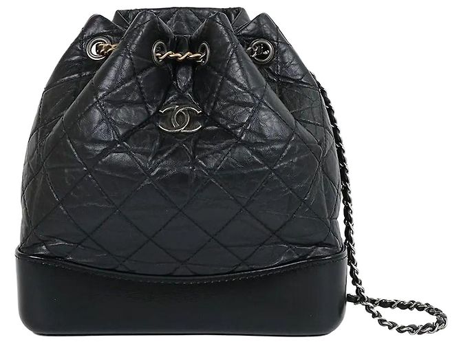 Chanel Gabrielle Backpack Small Black