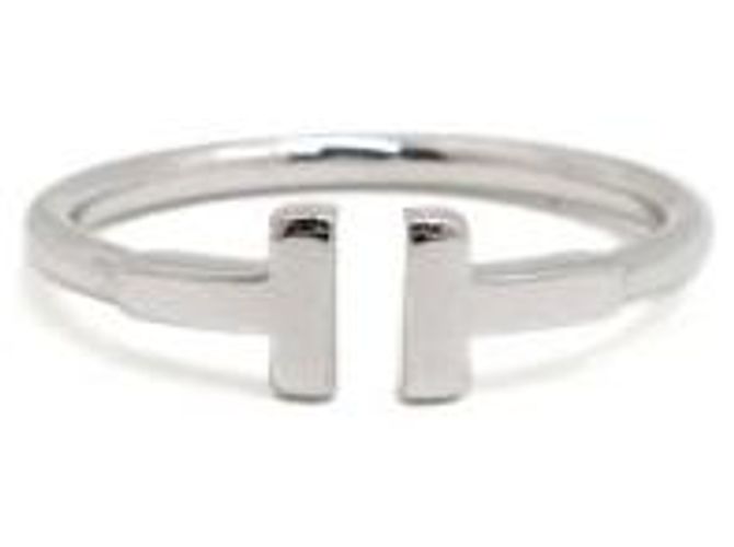 Tiffany & Co Weißgold-Drahtring Größe