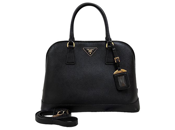 Prada Saco Tote e de Ombro Saffiano Lux Preto