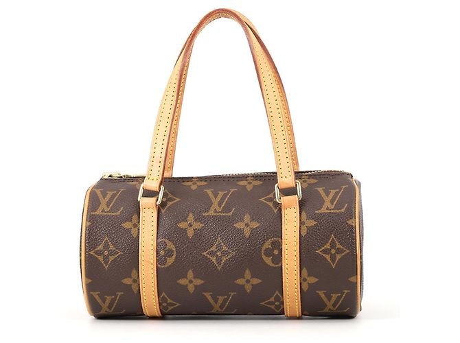 Louis Vuitton Monogram Mini Papillon Handbag Brown