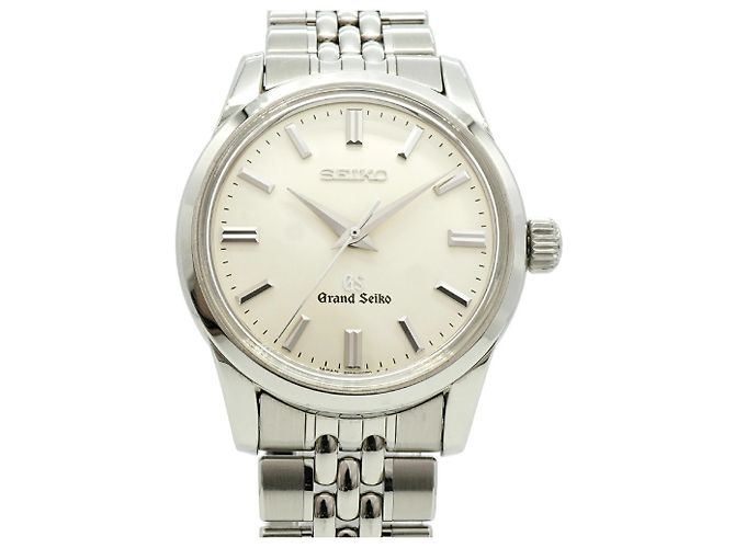 Orologio da uomo Seiko Grand SBGW031 9S64-00A0 Quadrante Argento