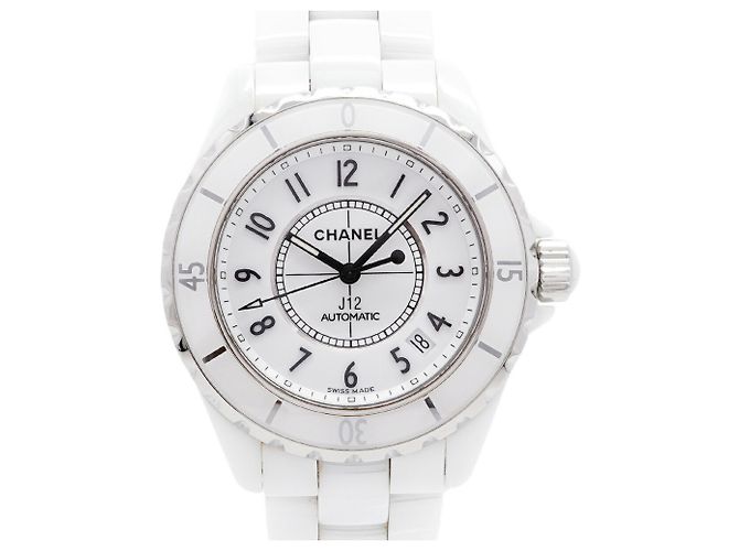 Orologio da uomo Chanel J12 H0970 Quadrante Bianco
