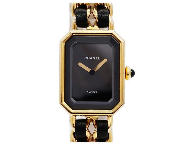 Orologio da donna Chanel Première M H0001 Quadrante nero