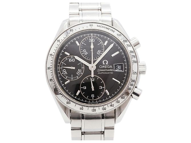 Omega Speedmaster Date 3513.50 Quadrante Nero Orologio da Polso da Uomo