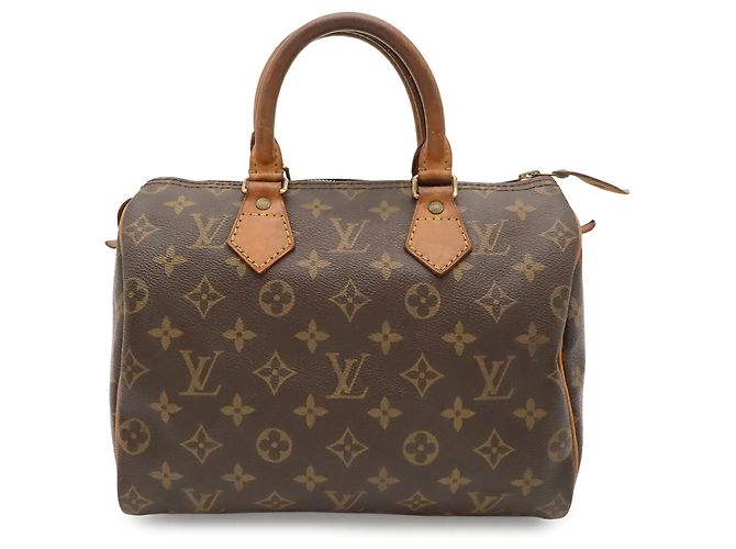 Bolso Louis Vuitton Monogram Speedy 25 Castaño