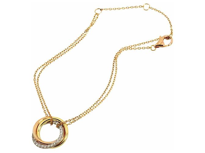 Bracciale Cartier Trinity con ciondolo diamante