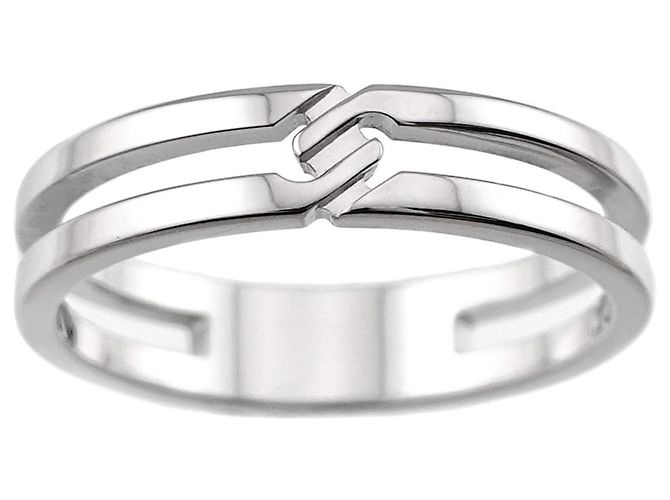 Anillo Gucci Infinity en oro blanco de 18K