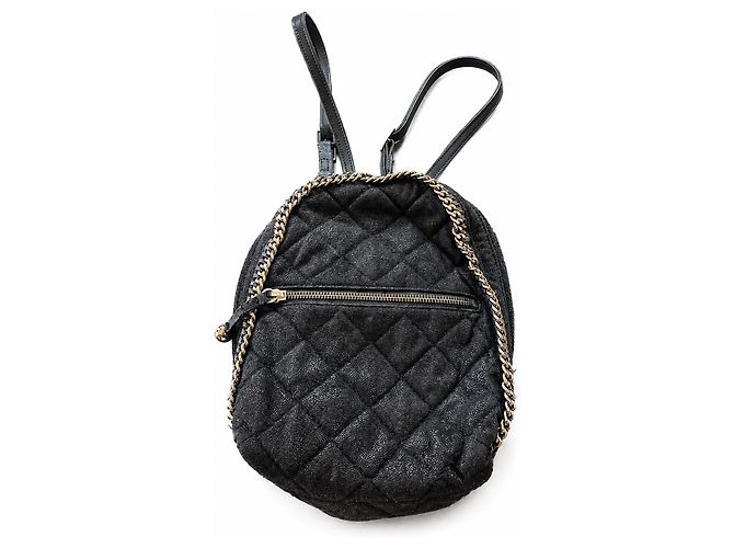 Stella Mc Cartney Stella McCartney Mini Sac à Dos Falabella Noir
