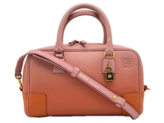 Bolsa Loewe Amazona 23 Rosa Laranja