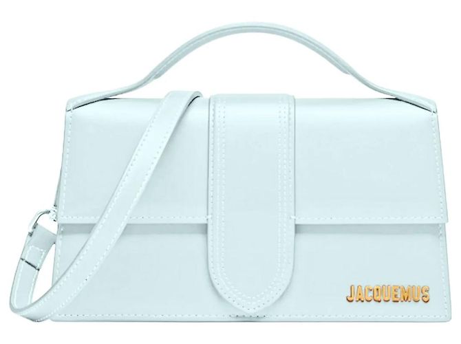 Jacquemus Le Bambinou Flap Padded Leather Bleu