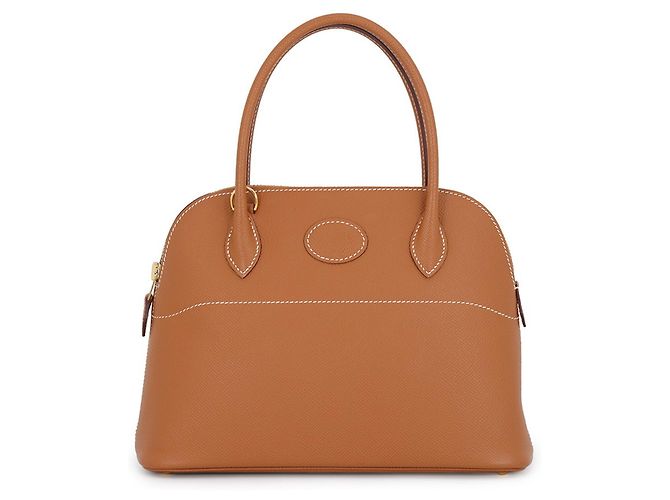 Hermès Sac à main Hermes Bolide 27 Gold Epsom Leather Doré