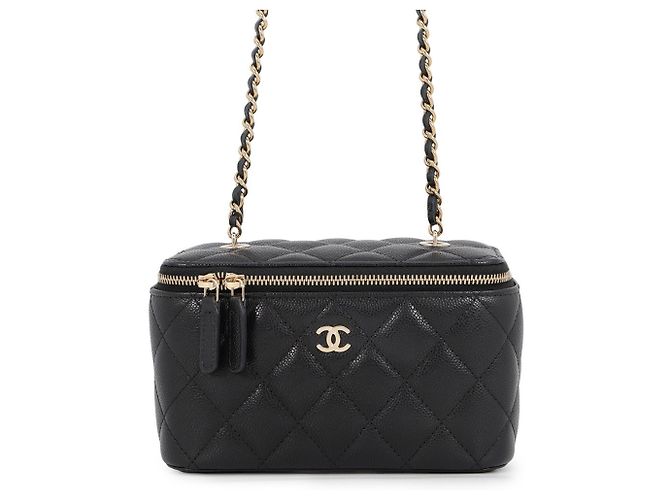 Borsa a tracolla Chanel Matelassé con catena Nero