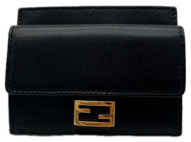 Fendi FF Embossed Fragment Case Black