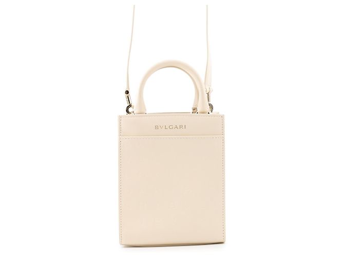 Bulgari Sac à main Bvlgari Infinitetum Écru