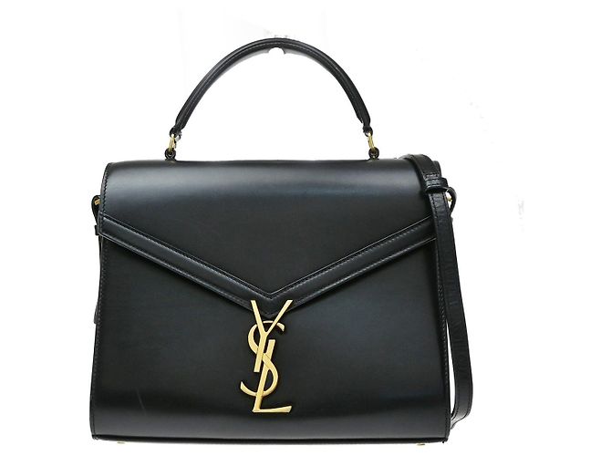 Saint Laurent Cassandra Leather Small Noir