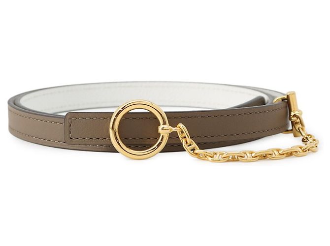 Hermès Cinturón Hermes Kara para mujer Blanco