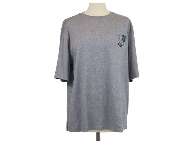 Hermès Camiseta Hermes Gris Cotton H Puzzle