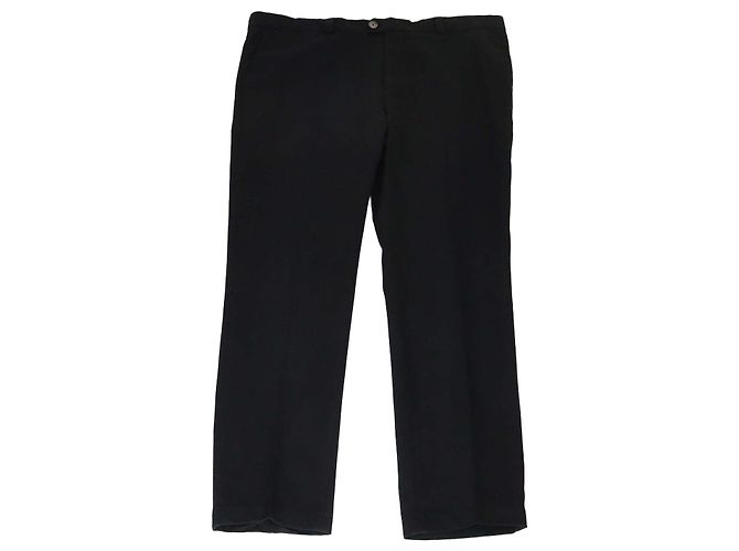 Pantaloni Leisure Fit in cotone nero Brunello Cucinelli