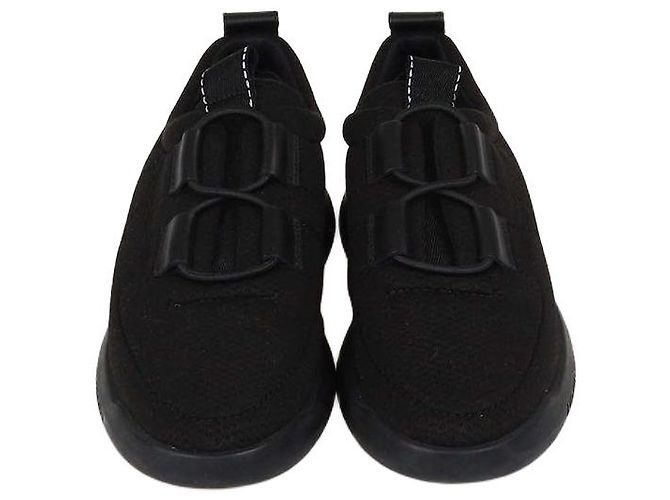 Hermès Hermes Black Mesh Technical Fabric Team Sneakers