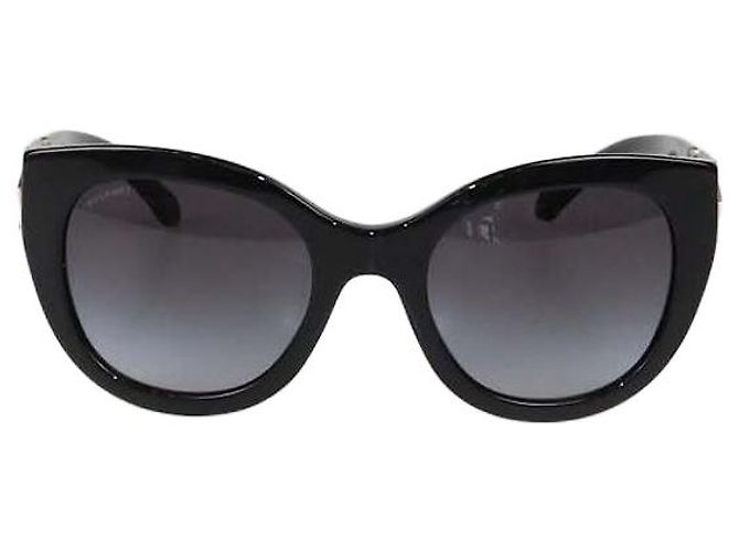 Bulgari Bvlgari Black Gradient Crystal Cat Eye Sunglasses