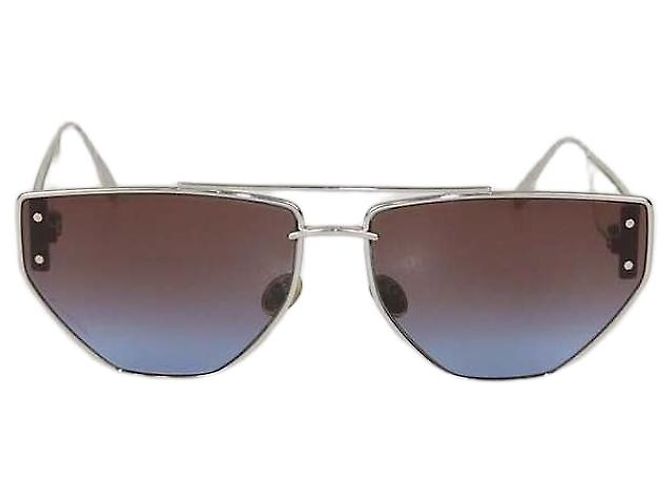 Occhiali da sole Christian Dior Silver/Brown Gradient DiorClan2 Argento
