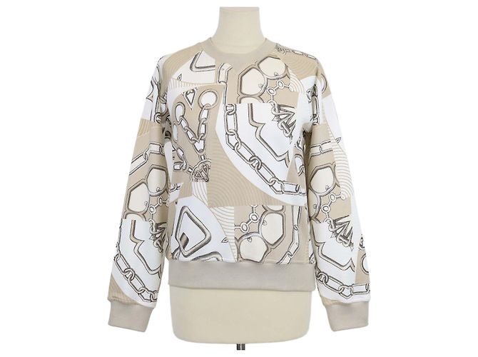 Hermès Sudadera Hermes Beige Glaise de algodón efecto Kaleidoscope