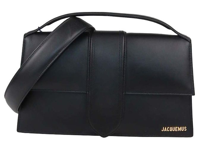 Borsa a mano Le Bambinou in pelle nera Jacquemus Nero
