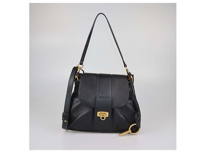 Chloé Borsa a tracolla Lexa in pelle nera Chloe Nero