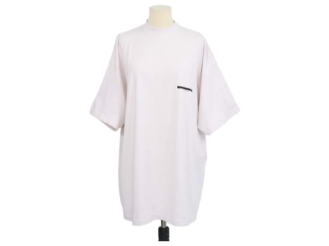 Camiseta Oversized Unifit de algodón Off White Balenciaga