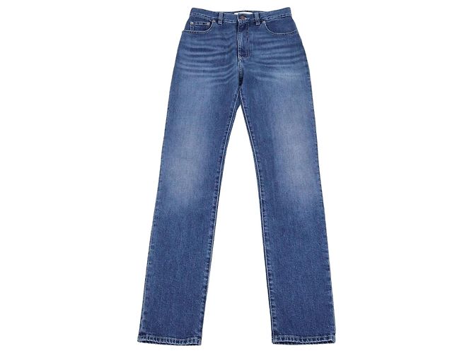 Chloé Pantaloni dritti in denim Ocean Blue Chloe