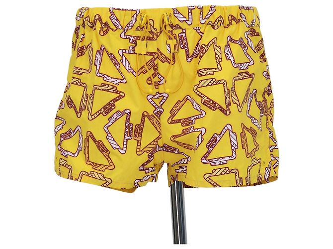 Hermès Bermudas de playa Hermes Yellow Tatersales Amarillo