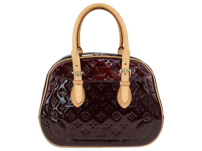 Bolsa Louis Vuitton Amarante Monogram Vernis Summit Drive Bag Marrom