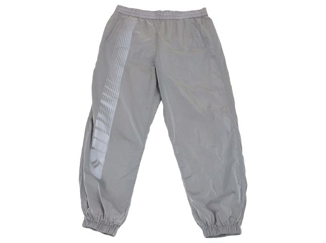 Calças de jogging em nylon cinza Alexander Wang