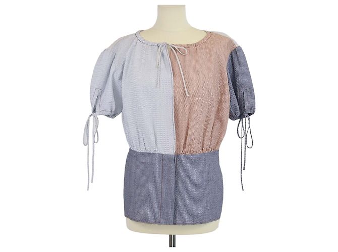 JW Anderson Top Color Block in cotone multicolore J.W.Anderson