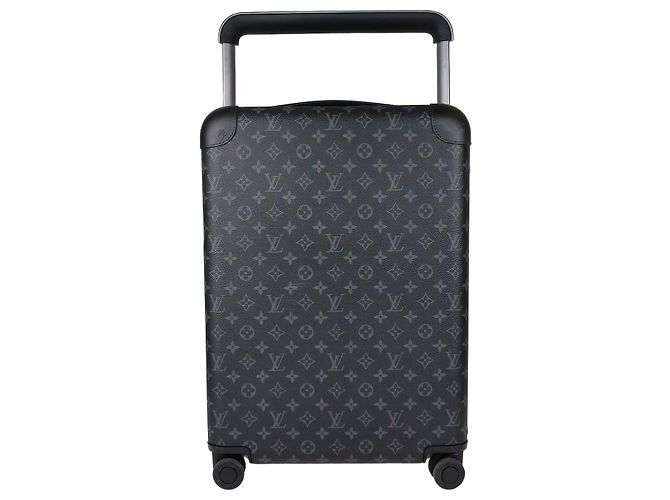 Louis Vuitton Monogram Eclipse Canvas Horizon 55 Suitcase Black