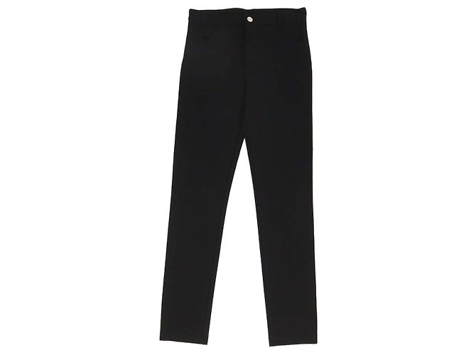 Givenchy Black Viscose Blend Skinny Leg Pants