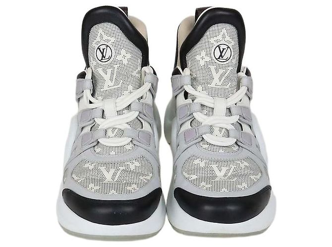 Zapatillas Archlight Louis Vuitton de nailon y cuero Monogramme gris/negro