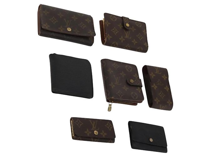 LOUIS VUITTON Monogram Epi Empreinte Key Case Pouch Wallet 7 Set LV Auth am12472 Monogramma