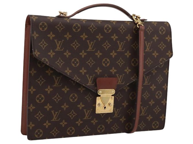 LOUIS VUITTON Monogram Porte Documents Bandouliere Bag M53338 LV Auth 202113A Monograma
