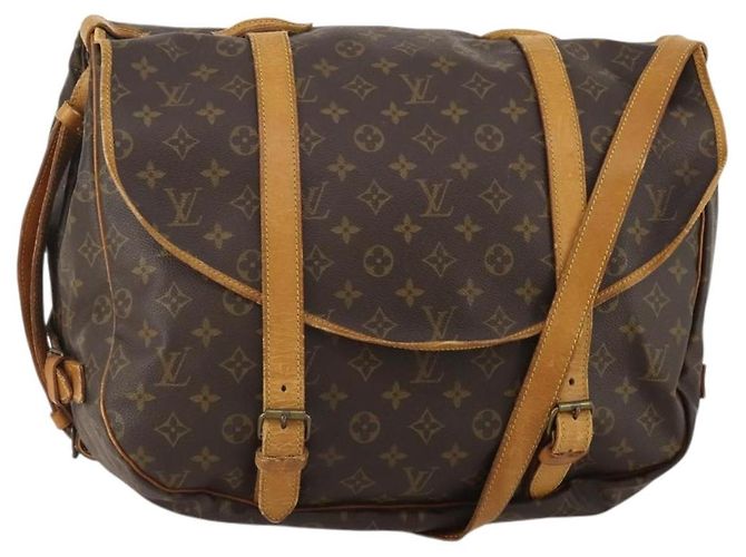 LOUIS VUITTON Monogram Saumur 43 Shoulder Bag M42252 LV Auth 198992 Monograma