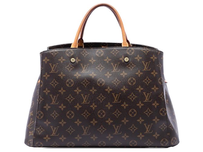 Sac Satchel Louis Vuitton Monogram Montaigne GM Marron