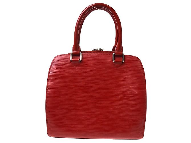 Louis Vuitton Pont Neuf Epi PM Rosso