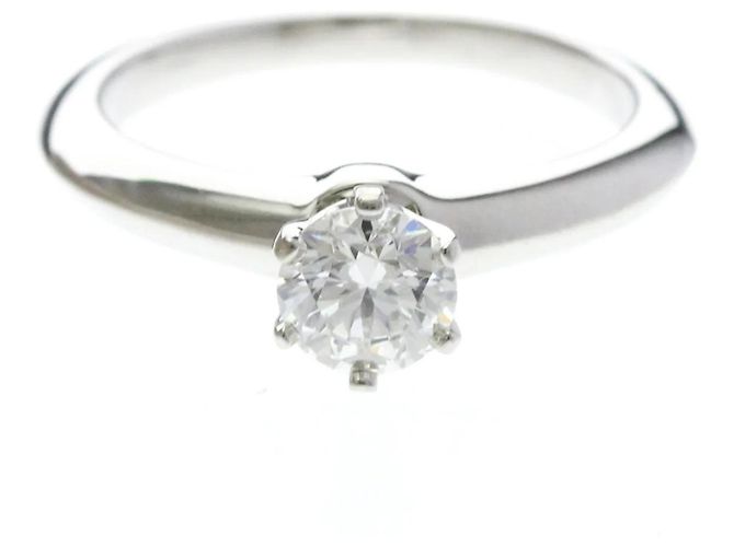 Tiffany & Co Tiffany Solitär-Diamantring Silber
