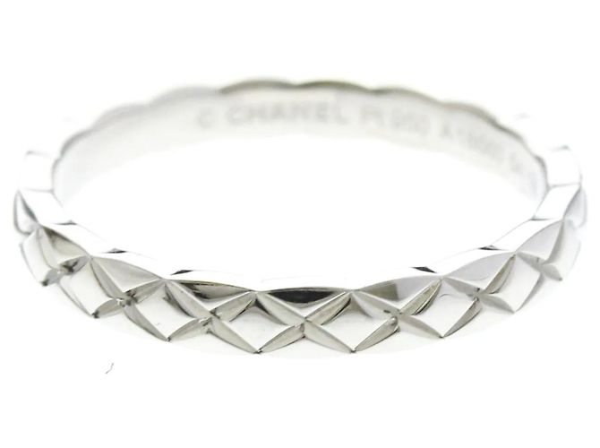 Chanel Coco Crush Mini Band Ring Silber