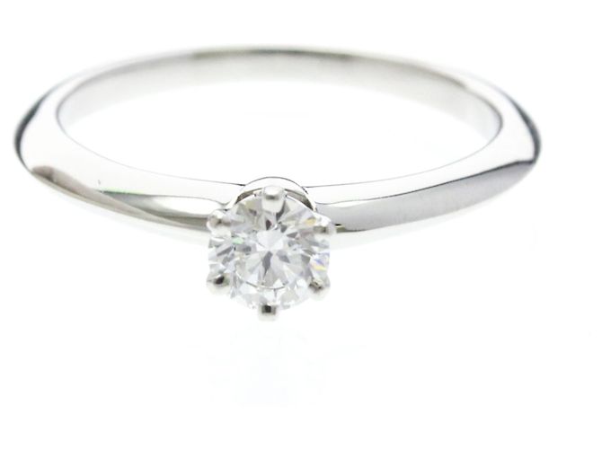 Tiffany & Co Tiffany Solitär-Diamantring Silber