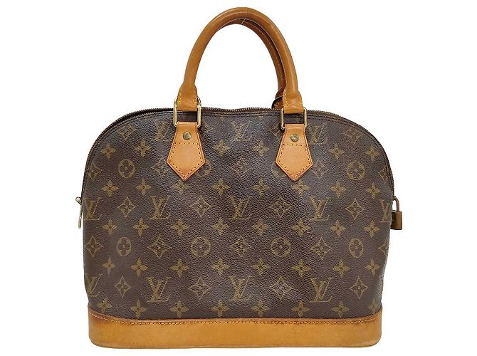 Louis Vuitton Alma Monogram Canvas MM Marrom
