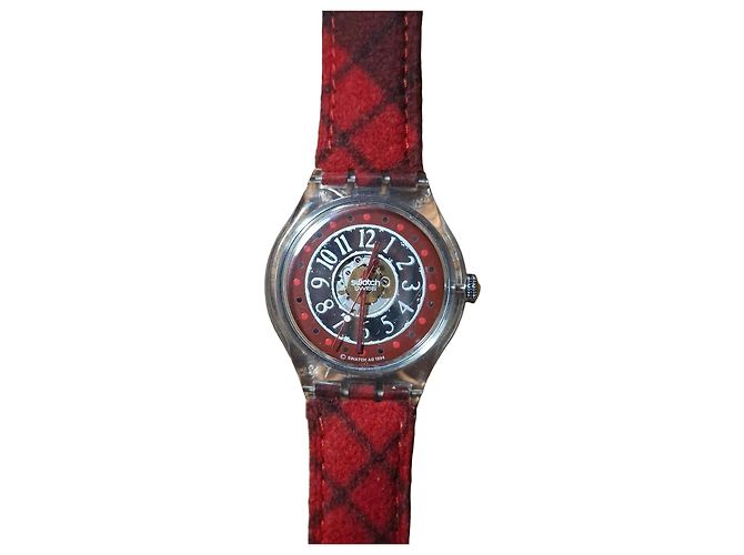 Autre Marque Relógio automático Swatch MC Killop SAP103 Marrom Vermelho