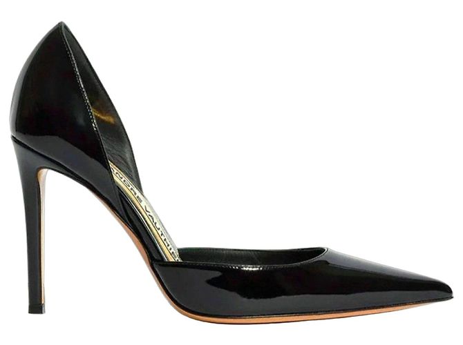 Alexandre Vauthier Lackleder Pumps Schwarz