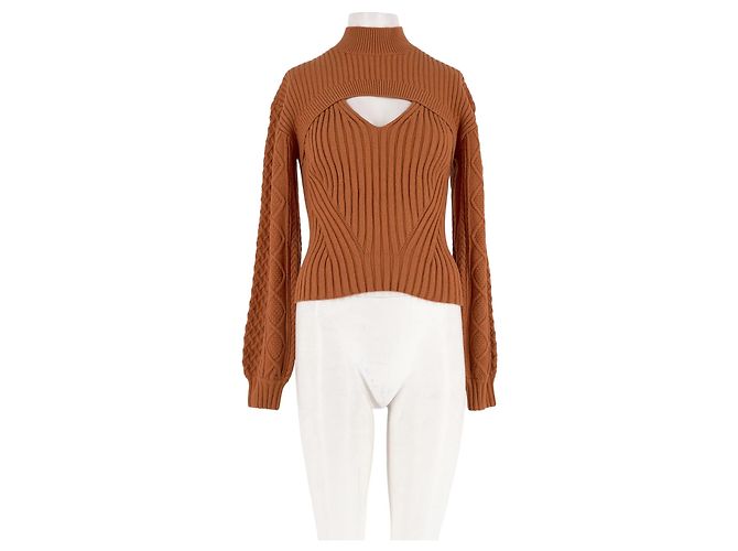 Autre Marque SIMKHAI Baumwollpullover orange